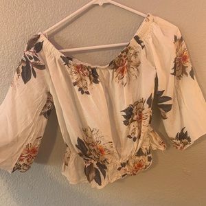 off the shoulder top